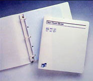 Binder,Cleanroom, 3 RingTexwipe
